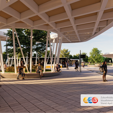 Visualisierung der Wendeschleife Herzo Zentrum