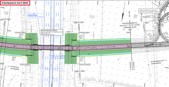 Technische Planung Brückenbauwerk A 3 