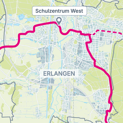 Die StUB-Strecke: Alterlangen