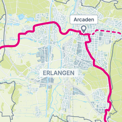 Die StUB-Strecke: Arcaden