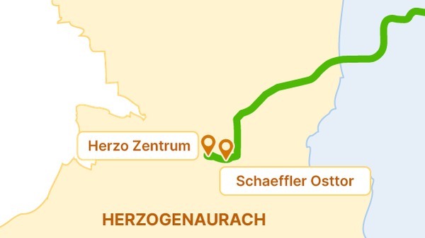 Fokusseite Schaeffler Osttor bis Herzo Zentrum