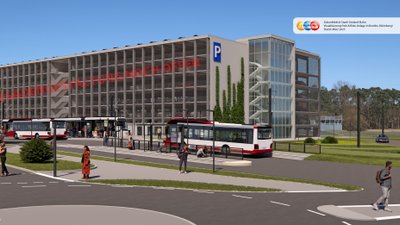 Visualisierung der Park & Ride-Anlage Reutles (Nürnberg)