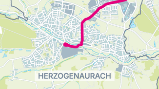 Die StUB-Strecke: Haundorf