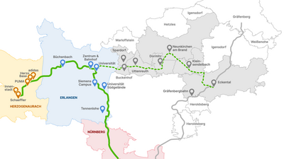 Die StUB-Strecke: T-Netz