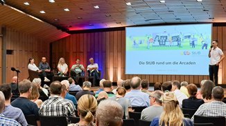 Lokalforum Arcaden 2024: Blick in den Saal