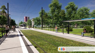 StUB-Visualisierung: Friedrich-Bauer-Straße