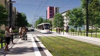 StUB-Visualisierung: Friedrich-Bauer-Straße