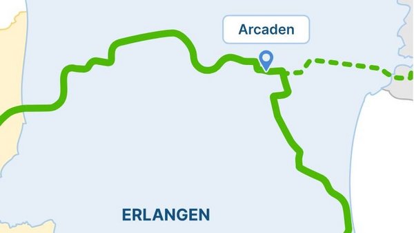 Die StUB-Strecke: Arcaden