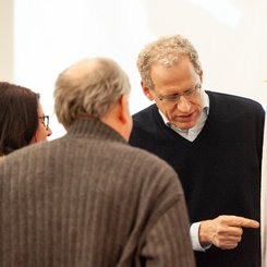 Lokalforum Herzo Base 2020: Dr. German Hacker im Gespräch mit den Mitarbeitenden