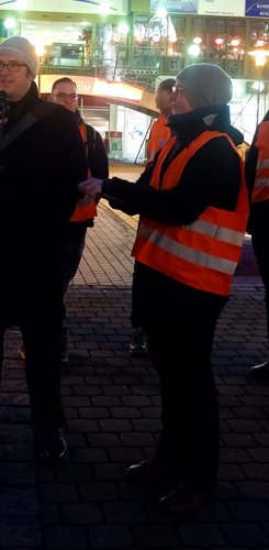 Lokalforum Sieboldstraße 2019: Eine ZV StUB-Mitarbeiterin erklärt